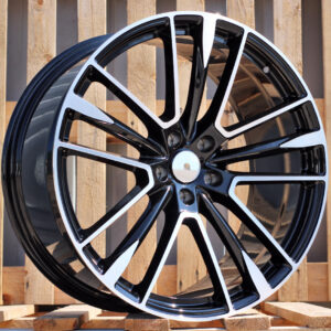 R21x9 5X114.3 ET 35 67.1 H1005 (FB0469J) Black Polished (MB) For MASER (K7) (FORGED Maserati (Rear+Front))