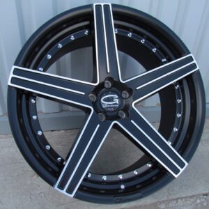 R22x10.5  5X120  ET  35  74.1  LU960  (9602210512M)  Black Polished (MB)  For BMW  (K3)  ((Rear+Front) Giovanna (AKC 140 Eur))
