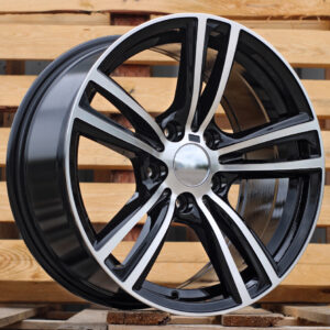 R17x8  5X120  ET  34  72.6  B5739  Black Polished (MB)  For BMW  (L2)  ((AKC 80 Eur))