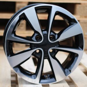 R16x6  4X100  ET  50  54.1  B1122  Black Polished (MB)  For HYUND  (Z2)