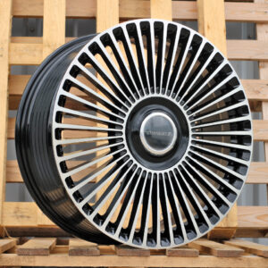 R20x8.5 5X150 ET 50 110.5 F3039 Black Polished (MB) For 4X4 (K3) (HYBRID FORGED)