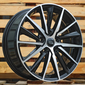 R17x7  5X114.3  ET  45  67.1  B5809  Black Polished (MB)  For RACIN  (R)
