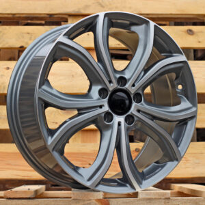 R18x8 5X112 ET 43 66.6 FBX271 Grey Polished (MG) For MER (Z5) (HYBRID FORGED)