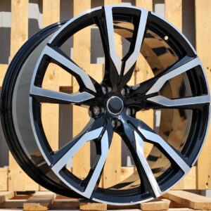 R22x10.5  5X112  ET  43  66.6  FE221  Black Polished+Powder Coating (MBPC)  For BMW  (P)  (Front+Rear New X7)