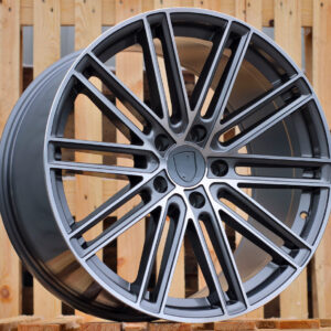 R21x11.5  5X130  ET  60  71.6  B1271  Grey Polished (MG)  For PORCH  (P)  (Rear+Front)