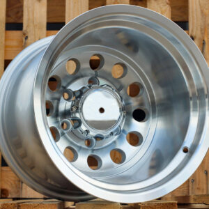R15x12  6X139.7  ET  M72  110.1  B1495  Machined Silver (MS)  For 4X4  (Z7)