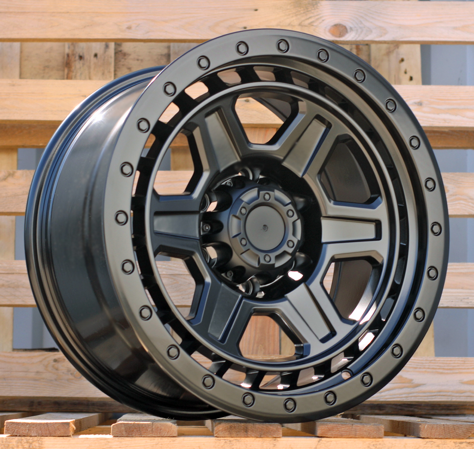 R17x9 6X139.7 ET 0 110.1 JT185 Black Matt (BM) For 4X4 (K3)