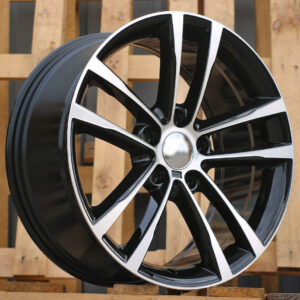 R18x8  5X120  ET  34  72.6  B5229  Black Polished (MB)  For BMW  (P2)