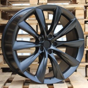 R22x9  5X120  ET  35  64.1  B1469  Black Half Matt (BLHM)  For RACIN  (P)  ((Rear+Front) TESLA Model S)