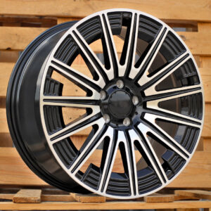 R20x8.5  5X112  ET  43  66.6  FLB005  Black Polished (MB)  For MER  (Z3)  (HYBRID FORGED Front+Rear)