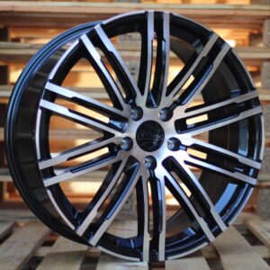R20x9  5X112  ET  26  66.5  B1026  (BK841)  Black Polished (MB)  For PORCH  (K4+K2)  (Rear+Front)