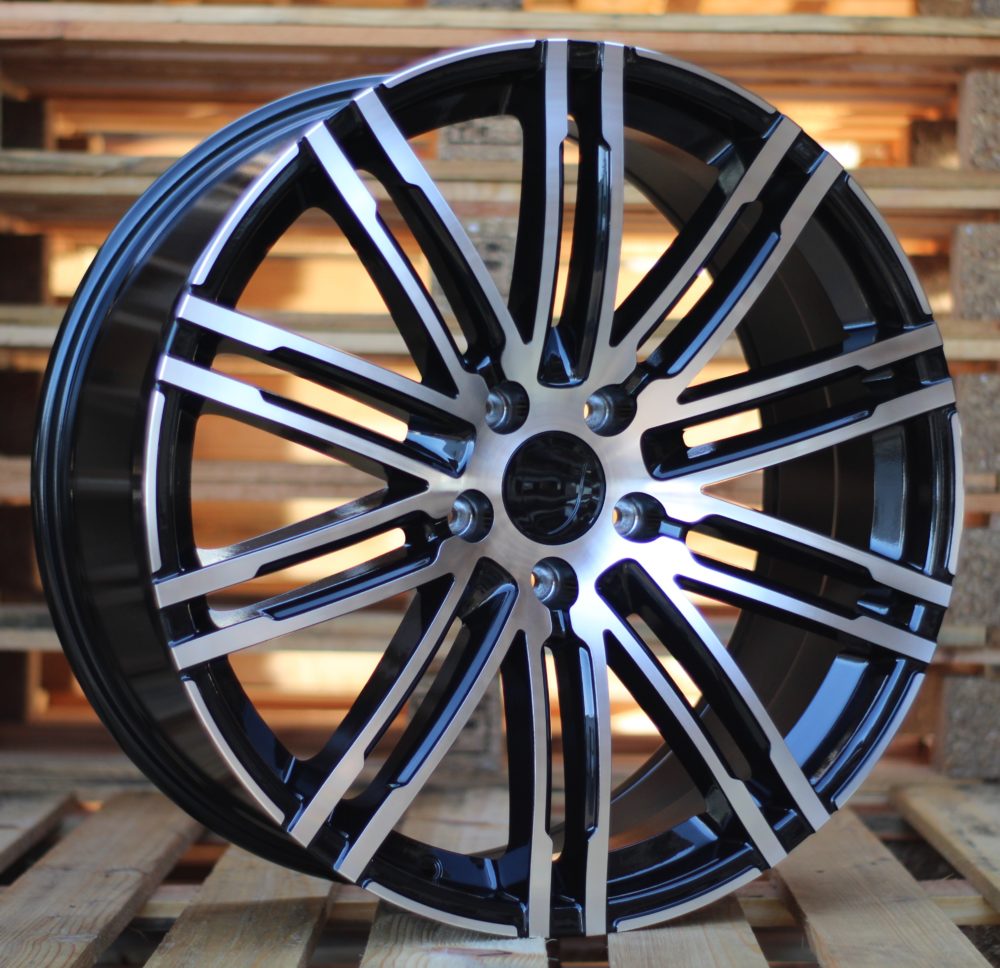 R20x9 5X112 ET 26 66.5 B1026 (BK841) Black Polished (MB) For PORCH (K4+K2) (Rear+Front)