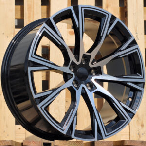 R19x9 5X112 ET 40 66.6 D1130 Black Polished (MB) For BMW (K7+K3) (Rear+Front)