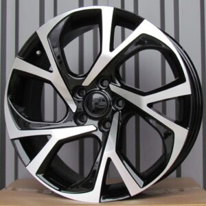 R18x7  5X114.3  ET  40  60.1  FE132  (FE132/HX014)  Black Polished (MB)  For TOYOT  (P2)