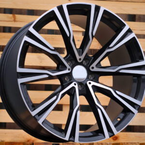 R21x10.5  5X112  ET  43  66.6  FE241  Black Polished (MB)  For BMW  (+40 Eur)  ((AKC 150 Eur))