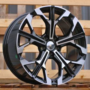 R19x9  5X112  ET  35  66.6  F9735  Black Polished (MB)  For BMW  (K8)  (NEW Model Rear+Front)