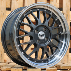 R17x7.5  4X100  ET  35  60.1  B1184  Grey Polished (MG)  For RACIN  (K3)  (Style BBS)