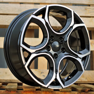 R18x7.5  5X112  ET  51  57.1  Y1232  Black Polished (MB)  For VW  (K2)  (NEW Model)