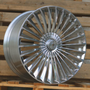 R21x10  5X112  ET  44  66.6  TX01013  Full Polished (FPL)  For MER  (K7)  (FORGED (Rear+Front))