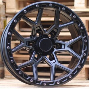 R17x9  6X139.7  ET  M12  110.1  B1536  Black Half Matt (BLHM)  For 4X4  (M)