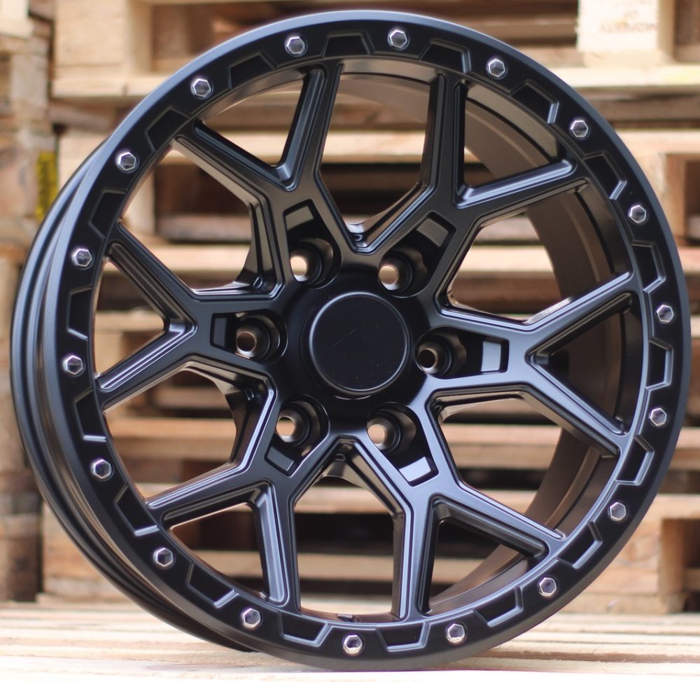 R17x9 6X139.7 ET M12 110.1 B1536 Black Half Matt (BLHM) For 4X4 (M)