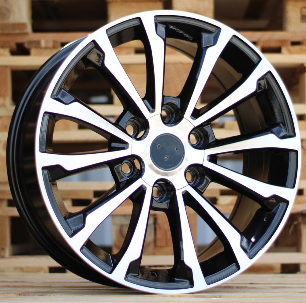 R20x8.5 6X139.7 ET 25 106.1 B1353 Black Polished (MB) For 4X4 (K3) (TOYOT)
