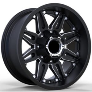 R20x10  10X139/150  ET  M24  110.1  L1447  Black Matt (BM)  For 4X4  (K3)  (Milling)