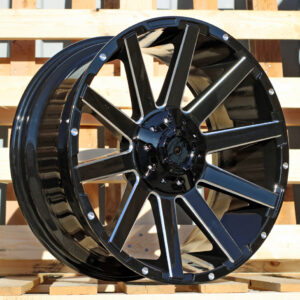 R20x9  6X139.7  ET  0  106.1  B1443  Black (BL)  For 4X4  (K3)