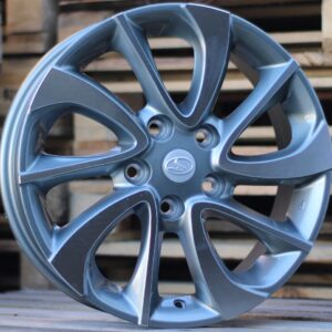 R16x6  5X114.3  ET  41  67.1  F0233  Grey Polished (MG)  For KIA  (K7)  ((AKC 55 Eur))