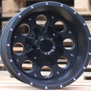 R15x8  6X139.7  ET  0  110.1  XF161  Black Matt (BM)  For 4X4  (D1)