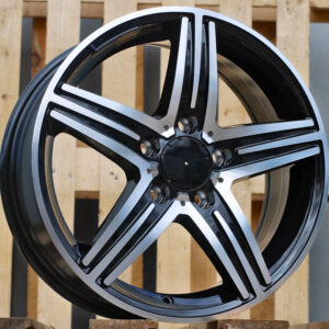 R16x6.5  5X112  ET  49  66.6  XFA11  Black Polished (MB)  For MER