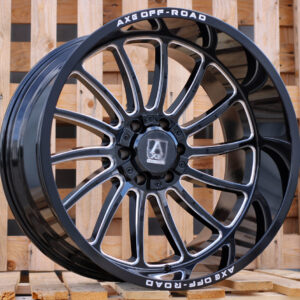 R22x10  12X135/139  ET  M19  106.1  B1688  Black (BL)  For 4X4  (K3)  (Milling)