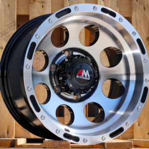R15x10  6X139.7  ET  M46  110.1  LU087  Black Polished (MB)  For 4X4  (P1)