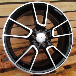 R19x7.5  5X112  ET  44  66.6  B5462  Black Polished+Powder Coating (MBPC)  For MER  (P)  (Rear+Front)