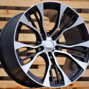 R20x10  5X120  ET  40  74.1  BK851  Black Polished (MB)  For BMW  (K4)  (Rear+Front)
