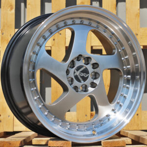 R17x8  10X100/114  ET  30  73.1  LU511  Hyper Black (HB)  For RACIN  (K3)  (+ Chrome Rivets)