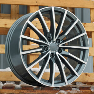 R17x7.5 5X112 ET 42 66.5 B5246 Grey Polished (MG) For AUD (Z7)