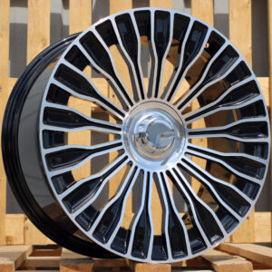 R20x8.5  5X112  ET  35  66.6  I0313  (FBX227)  Black Polished (MB)  For MER  (P2+Z6+Z5)  (HYBRID FORGED Front+Rear)
