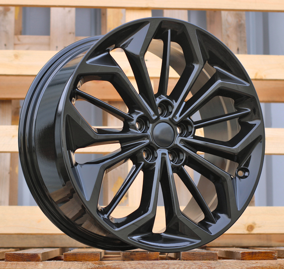 R18x8 5X108 ET 55 63.3 FE187 (FBX216) Black (BL) For FORD (K8) (HYBRID FORGED)
