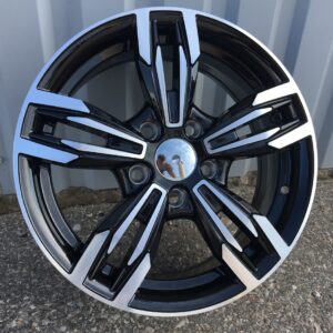 R15x6  4X114.3  ET  35  67.1  LU418  Black Polished (MB)  For RACIN  (K3)