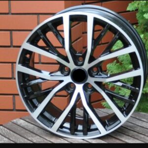 R17x7.5  5X100  ET  41  57.1  BK952  Black Polished+Powder Coating (MBPC)  For VW  (P1)