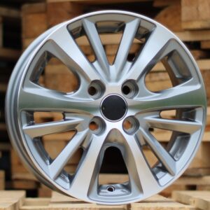 R14x5.5  4X100  ET  40  54.1  I6072  Grey Polished (MG)  For TOYOT  (K7)