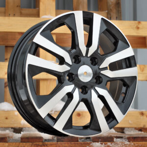 R17x6  5X114.3  ET  50  66.1  IN3516F  Black Polished (MB)  For RENAU  (M)  (HYBRID FORGED (max 1250kg))