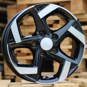 R15x6  5X114.3  ET  39  67.1  B0121  Black Polished (MB)  For HYUND  (D3)  ((AKC 60 Eur))