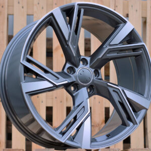 R19x8.5 5X112 ET 30 66.5 B1571 Grey Polished (MG) For AUD (Z1+Z3)