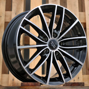 R15x6.5  5X100  ET  40  57.1  BK926  Black Polished (MB)  For RACIN  (K2)