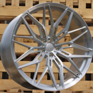 R21x9.5 5X112 ET 25 66.6 HXF02 Brush Silver (BS) For HAXER (K3) (FORGED (NEW Model))
