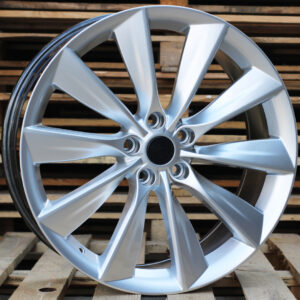 R21x8.5  5X120  ET  40  64.1  B1385  Hyper Silver (HS)  For RACIN  (K3)  (TESLA Front+Rear)