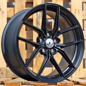 R18x8  5X112  ET  38  66.5  FF138  Black Matt (BM)  For RACIN  (P1)  (HYBRID FORGED Style HRE)