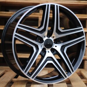 R22x10  5X130  ET  48  84.1  BK206  (BY157)  Black Polished+Powder Coating (MBPC)  For MER  (K7)